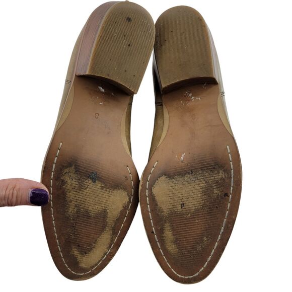 Madewell Ankle Boots Womens 8 Spencer Chelsea Caramel Brown Leather Pull On - Picture 7 of 9